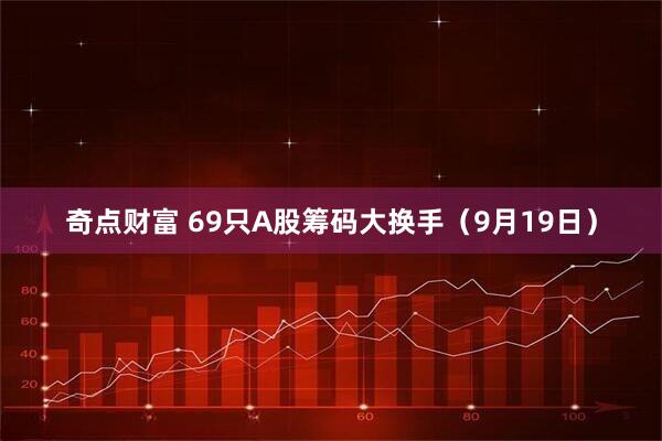 奇点财富 69只A股筹码大换手（9月19日）